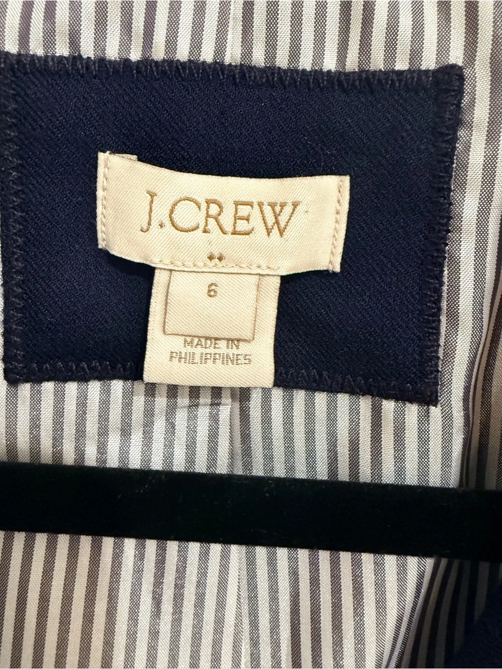 NWOT J. Crew Women's Navy Single-Breasted Blazer